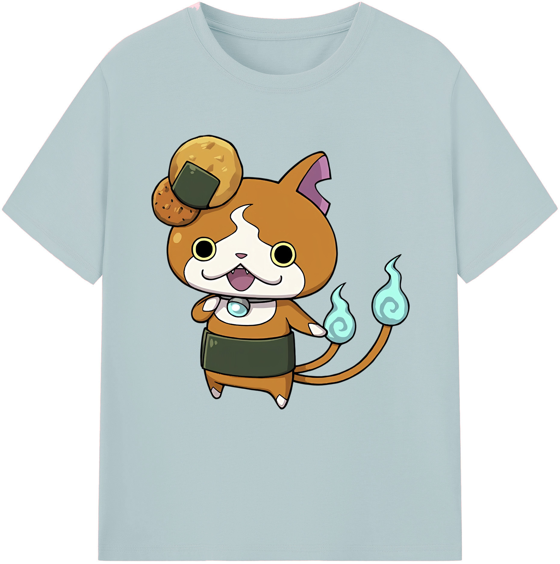 （画像用） 妖怪ウォッチ Yo-kai Watch 綿100％半袖Tシャツ（フロントプリント）